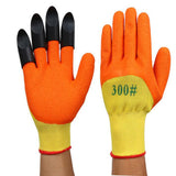 Garden Gloves With Fingertips Claws